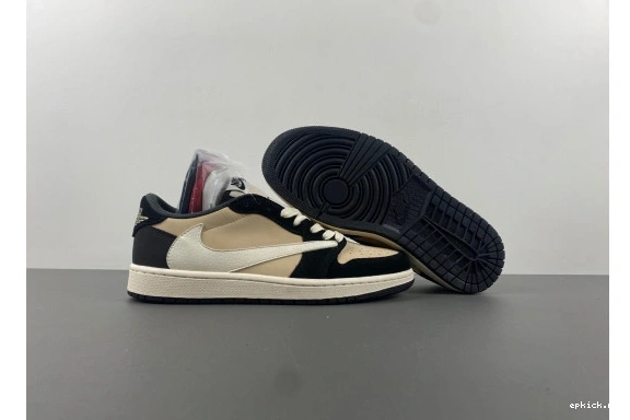 EP Scott Travis Low Jordan SP 1 OG Retro DM7866-201 Brown 0514